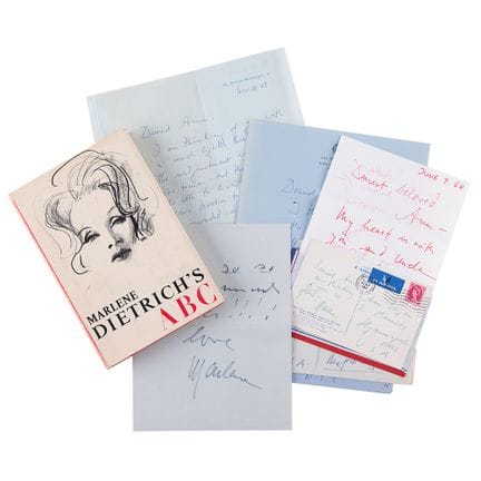 [Famiglia Kennedy] Marlene Dietrich (8) Lettere au