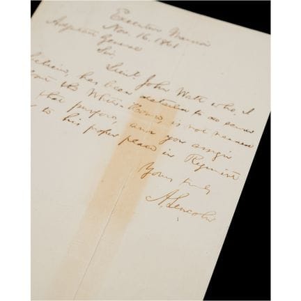 Abraham Lincoln Autograph Letter Signed as Preside