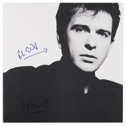 Album autografato da Peter Gabriel - So
Album "So"