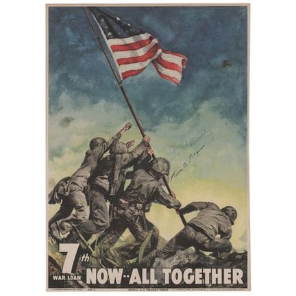 Iwo Jima: John H. Bradley and Rene Gagnon Signed P
