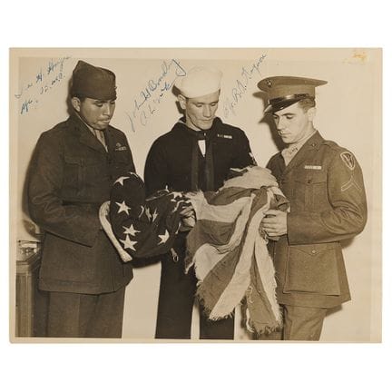 Iwo Jima Flag-Raisers Signed Photograph
Outstandin