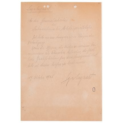 Von Arthur Seyss-Inquart in Nürnberg unterzeichnet