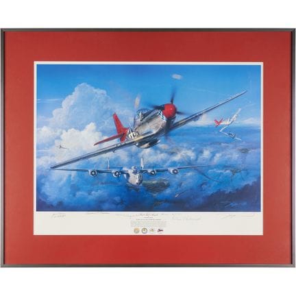 John D. Shaw: Litografia “A Salute to Tuskegee Air