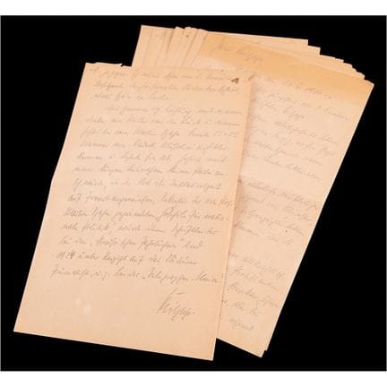 Hans Fritzsche – Signiertes Autograph – Autobiogra