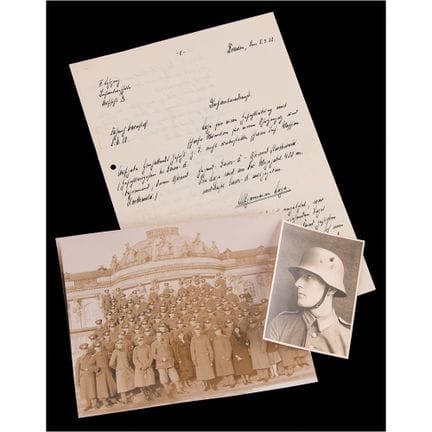 Erwin Rommel Signed and Annotated 1932 Infantry Sc