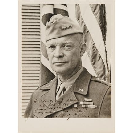 Dwight D. Eisenhower Signed Photograph to His Pers