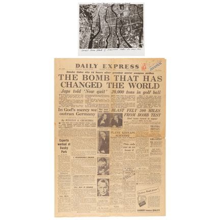Enola Gay: Paul Tibbets (2) Signed Items: Photogra