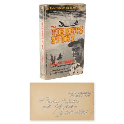 Enola Gay: Paul Tibbets Signed Book - The Tibbets 