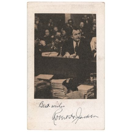 Unterschrift von Robert H. Jackson
Anwalt, Jurist 