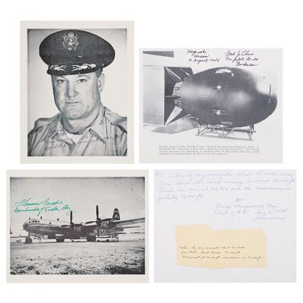 Hiroshima and Nagasaki (4) Signed Photographs: Tho