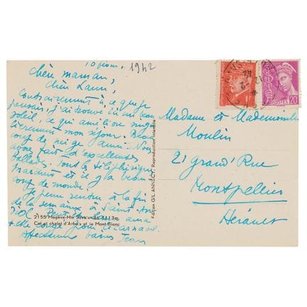 Jean Moulin Autograph Letter Signed - Written From