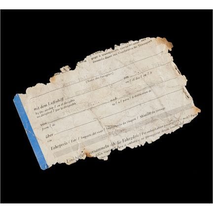 Hindenburg Disaster: Original Ticket, Radiogram, W