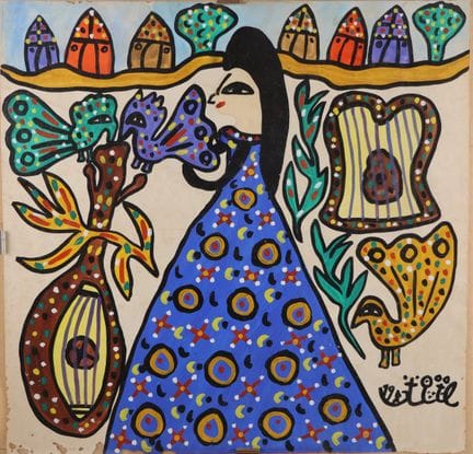 Fatma Haddad, detta BAYA (1931-1998)
Donna in un g