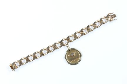 Markantes Armband aus 18-karätigem Gelbgold (750 T