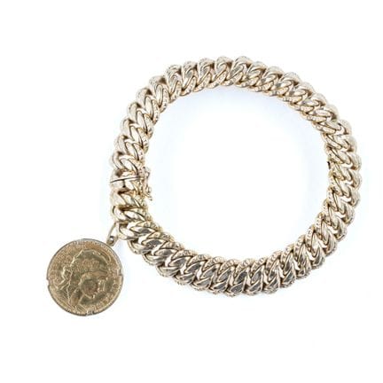 18k yellow gold (750 parts per thousand) bracelet 