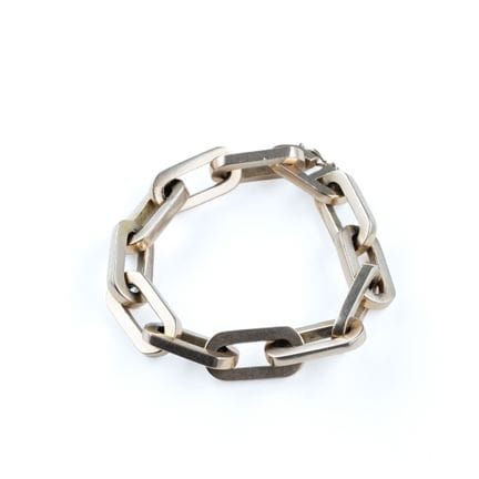 18k yellow gold (750) bracelet with large chain li