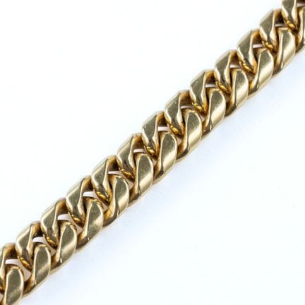 Markantes Armband mit gewölbten Gliedern aus 18 Ka