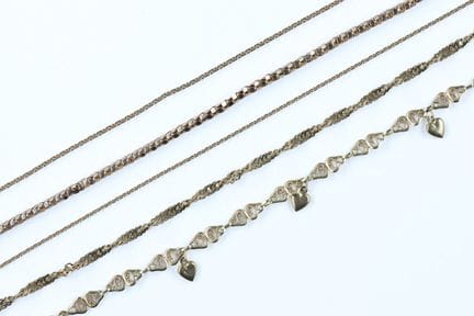 Conjunto de oro amarillo de 18 quilates (750 milés