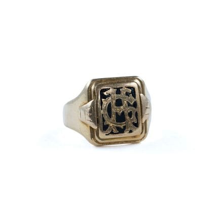 Siegelring aus 18 Karat Gelbgold (750 Tausendstel)