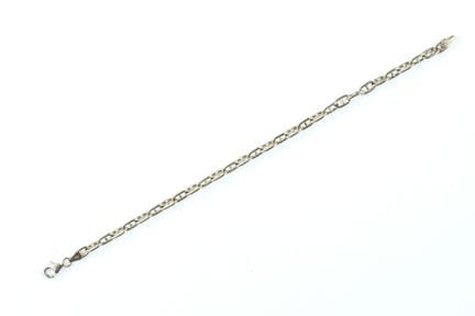 18k yellow gold (750) anchor chain bracelet. 
Leng