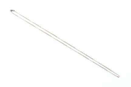 18k yellow gold (750) forçat-link necklace. 
Lengt