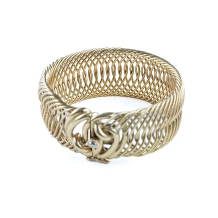 TANE. 
Bandarmband mit Schlangenmaschen aus 18 Kar