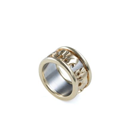 CARTIER. 
"Jumbo" style band ring in 18k yellow an