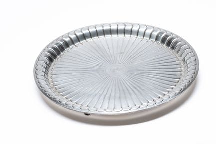 TANE. 
A large round display tray in 925-th silver
