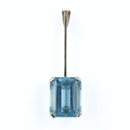 Modernistischer Anhänger aus 18 Karat Gelbgold (75