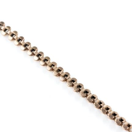 Cadena tipo chaleco de oro rosa de 18 quilates (75