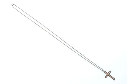 An 18k yellow gold (750) chain with a forçat link 
