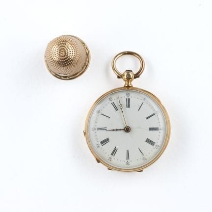 Armbanduhr aus 18 Karat Gelbgold (750 Tausendstel)