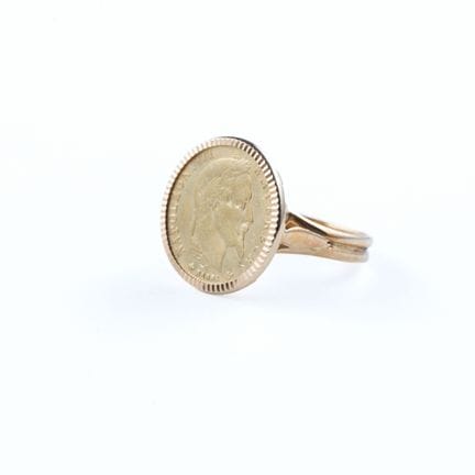 Ring aus 18 Karat Gelbgold (750 Tausendstel) mit e