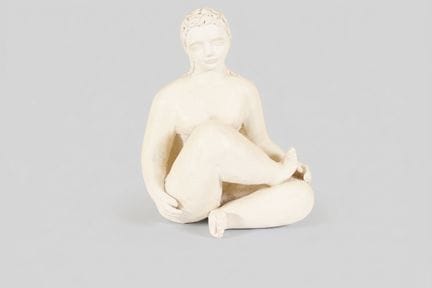Cécile TAREL (1946) “Digitalis” Signed plaster scu