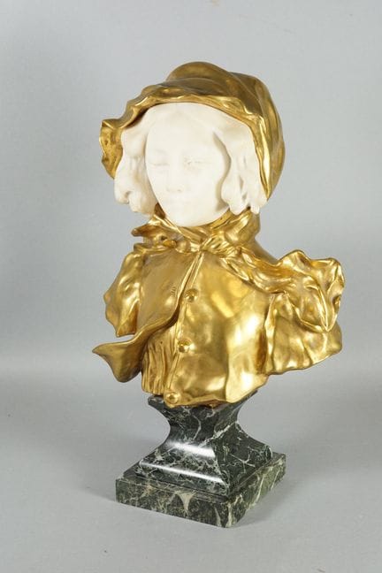 Fortunato GORI (1886–1925)  Bust of a woman. Gilde