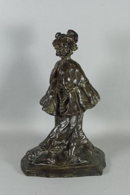 Louis DEJEAN (1872–1953). *Elegant*. Bronze with a