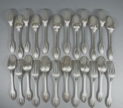 PUIFORCAT 12 large place settings (minimum 800 mil