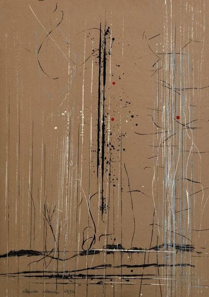 Claude VISEUX (1927-2008) Sans titre, 1954. Huile 