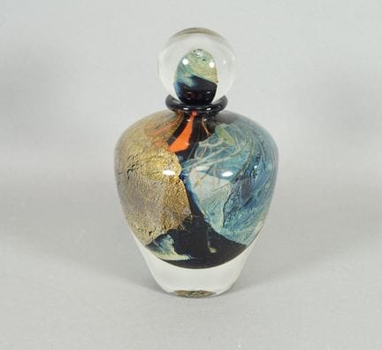Jean Claude NOVARO (1943–2014). Blown glass bottle