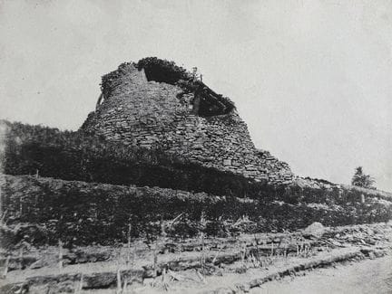 约翰·比斯利·格林 1832-1856
埃及丹杜尔的萨基亚，1853-1854年。
摄影作品。盐印相