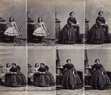 ANDRÉ  ADOLPHE EUGÈNE DISDÉRI 1819-1889
Portraits 