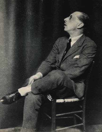 MAN RAY 1890-1976
Igor Stravinsky, 1925.
Photograp