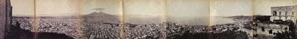 米歇尔·阿莫迪奥 1817-1913
那不勒斯全景图，约1880年。
摄影作品。7张蛋白印相照片，以