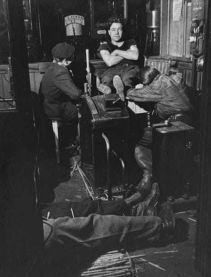 WILLY RONIS 1910–2009
Nachtwache während eines Ber