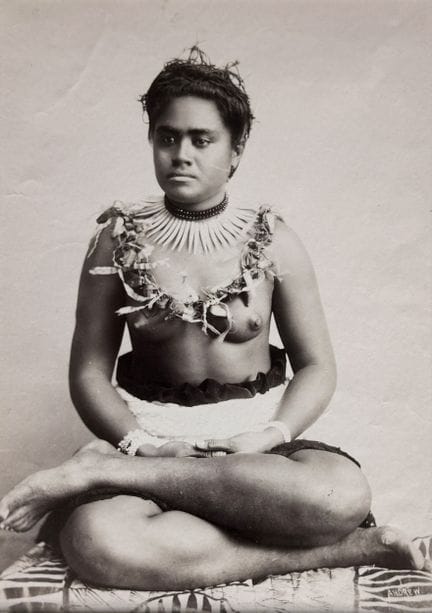 ÎLES SAMOA - THOMAS ANDREW 1855-1939
Femme Samoane
