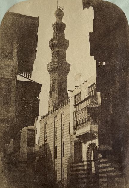 ÉGYPTE
Rue à Boulaq, Égypte, ca.1860.
Photographie