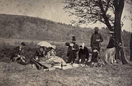ANGLETERRE - ANONYME
Déjeuner sur l'herbe, ca.1860
