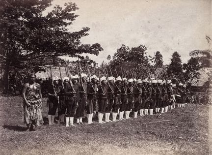 ÎLES SAMOA - THOMAS ANDREW 1855-1939
Soldats de Ma