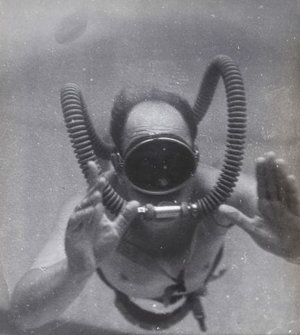 JACQUES GADREAU (act.1930-1950)
Plongeur, ca.1945.
