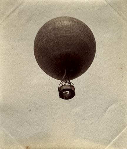 HEISSLUFTBALLON
Heißluftballon, ca. 1890.
Fotograf
